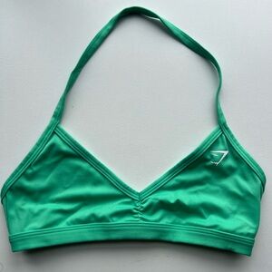 Gymshark Green Minimal Sports Bra